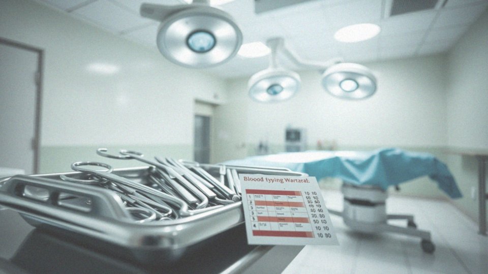 Jaką rolę odgrywa grupa krwi w procesie operacyjnym?