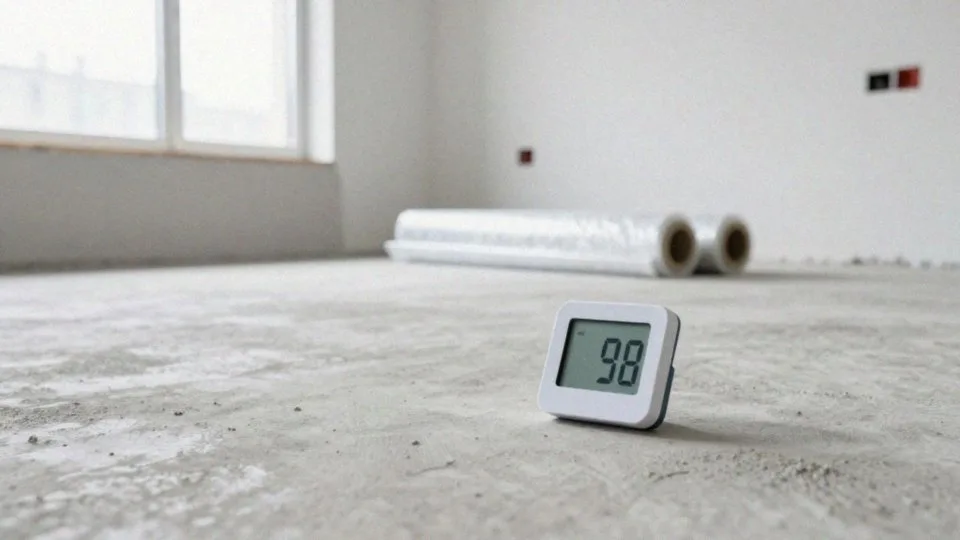 Jak kontrolować wilgotność i temperaturę posadzki?