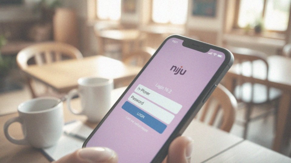 Jak zalogować się do swojego konta nju mobile?