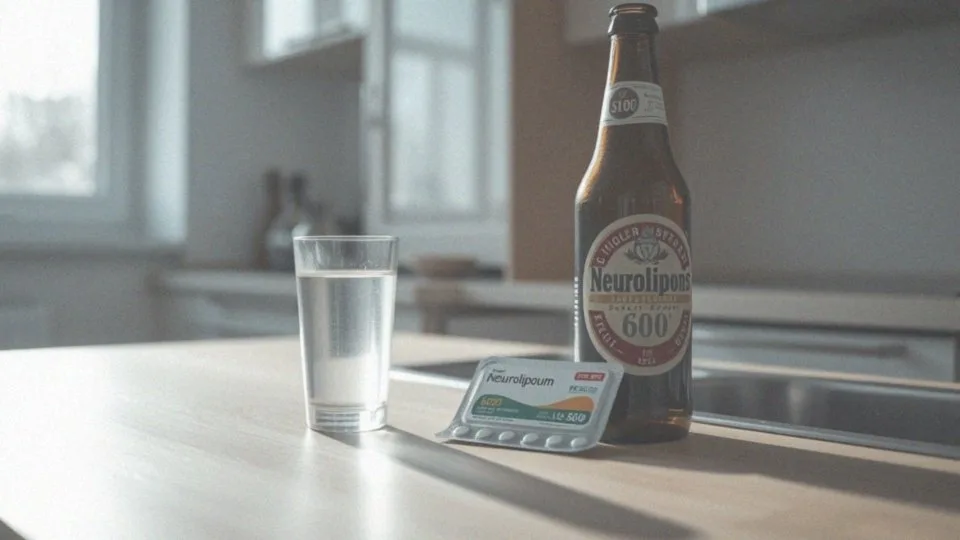 Jak alkohol wpływa na działanie leku Neurolipon-MIP 600?