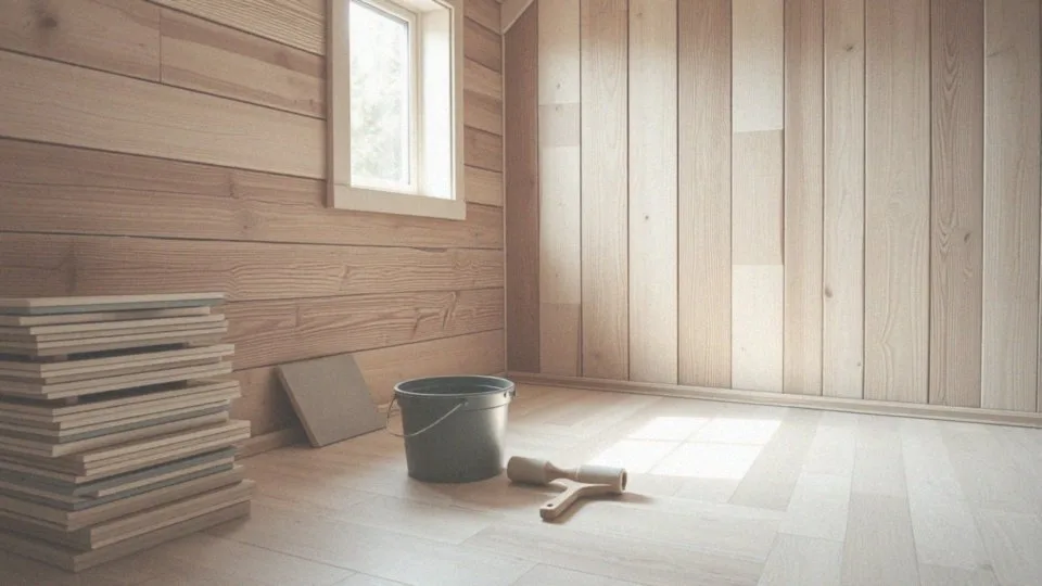 Jakie są etapy wykończenia podłóg i ścian w domku na działce?