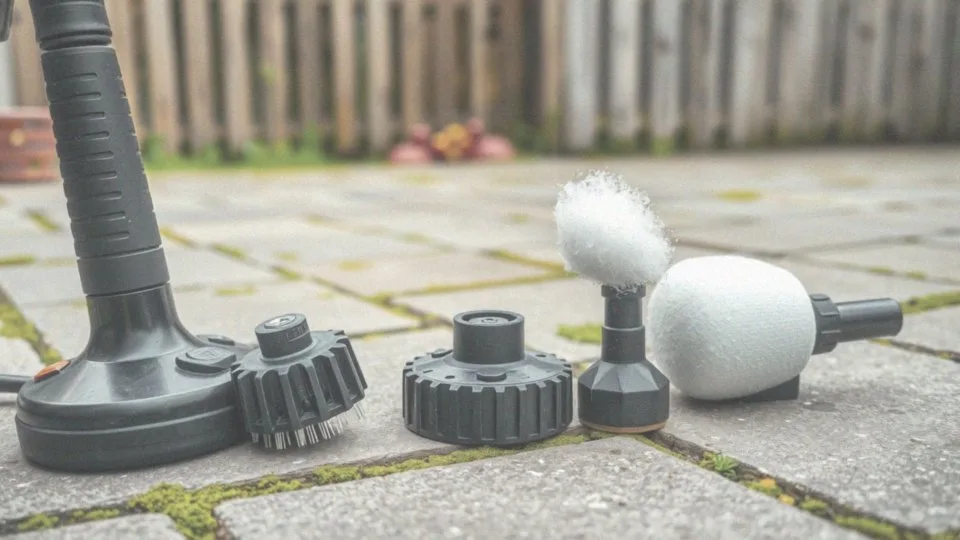 Jakie akcesoria są dostępne dla myjek do kostki brukowej?