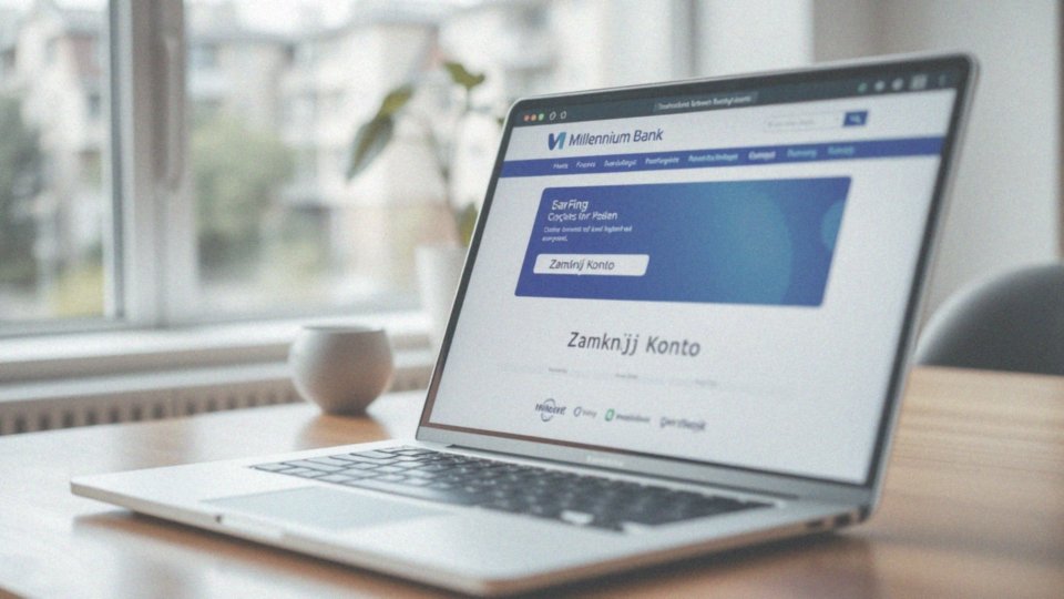Jak zamknąć konto w Millennium poprzez bankowość internetową?