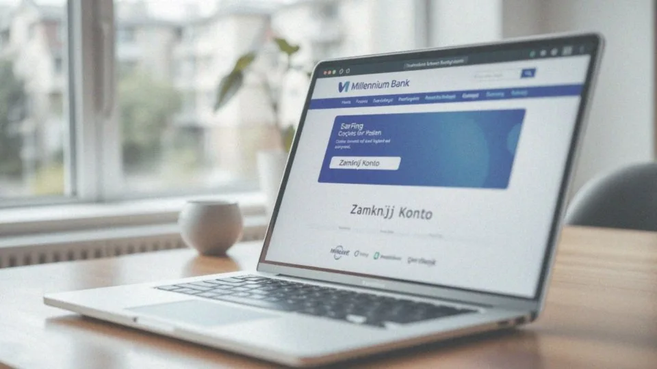 Jak zamknąć konto w Millennium poprzez bankowość internetową?