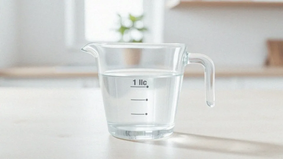 Ile waży 1 litr wody?