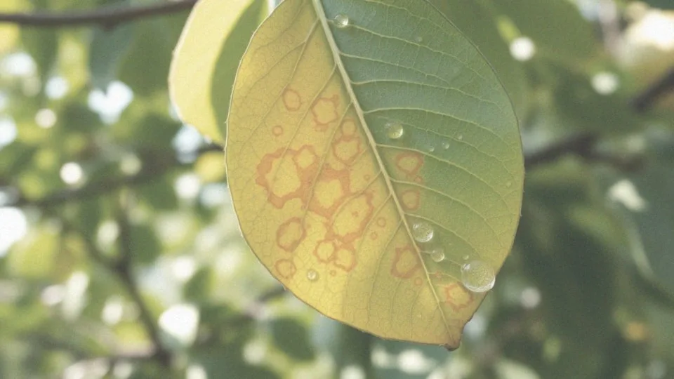 Jakie są objawy rdzy gruszy?