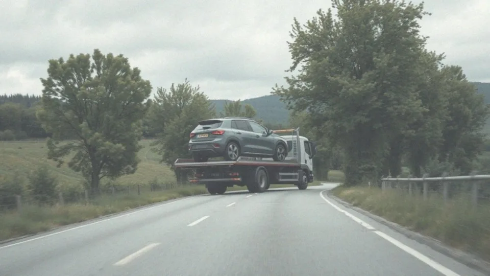 Ile kosztuje transport samochodu na dystansie 30 km?