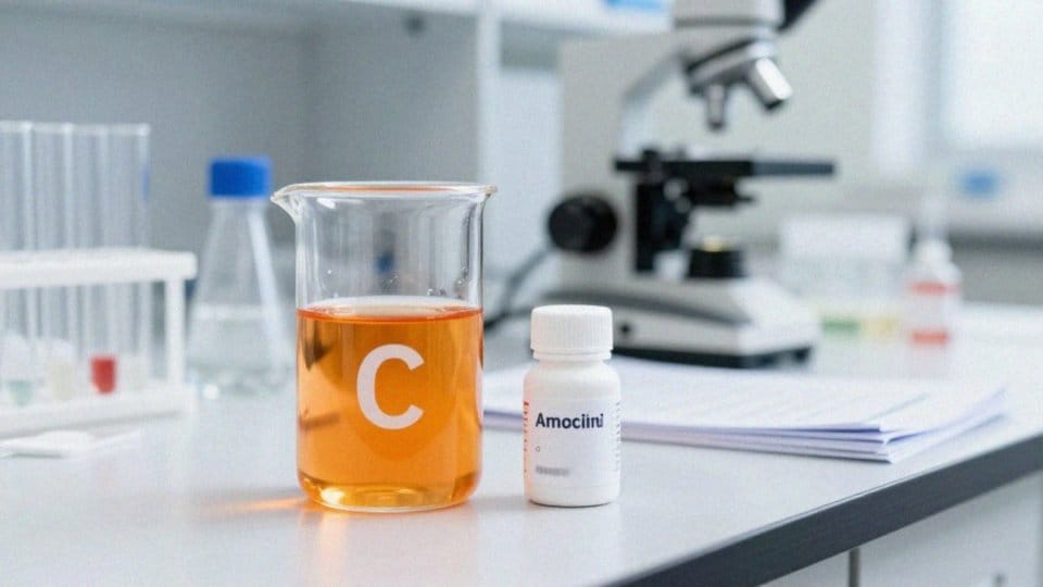 Jakie badania potwierdzają współdziałanie amoksycyliny i witaminy C?