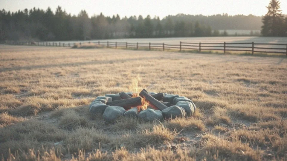 Jakie odległości należy przestrzegać podczas palenia ogniska?