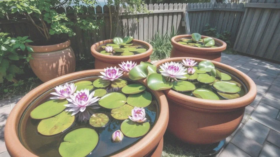 Jakie są korzyści z hodowli lilii wodnych w pojemnikach?