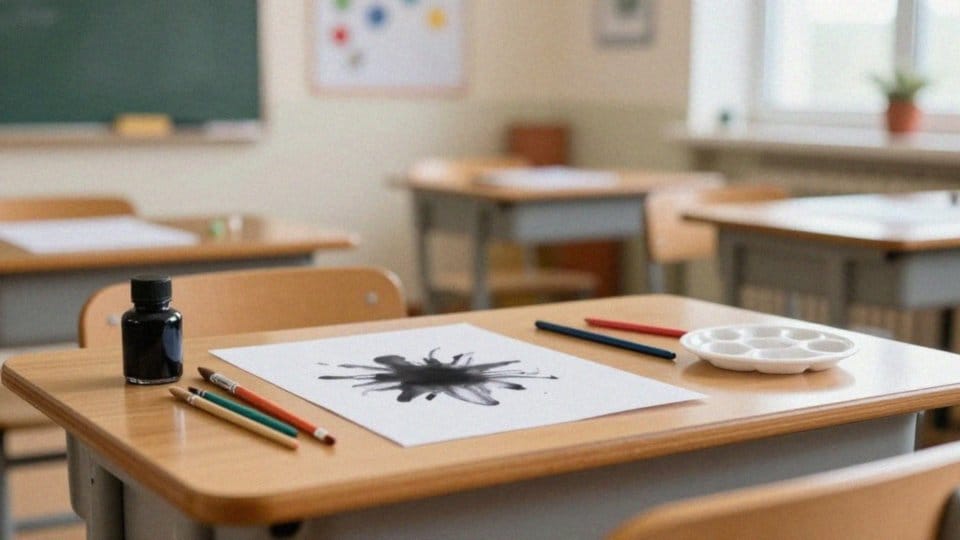 Jak przeprowadzić lekcję kleksografii kartami pracy?