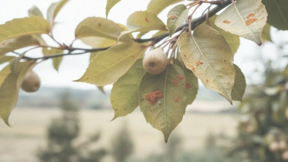 Jakie grzyby powodują rdze gruszy?