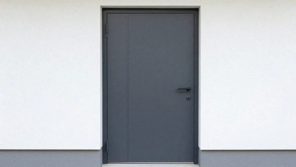 Jaką farbą pomalować metalowe drzwi zewnętrzne?