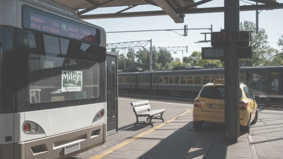 Jakie są możliwości dojazdu po przesiadce w Koszalinie?