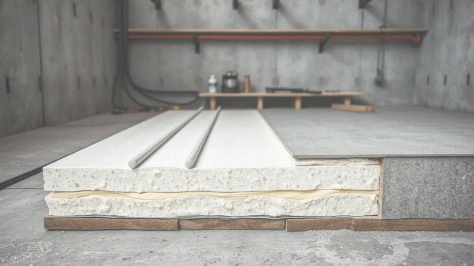 Jakie są różnice między wylewką betonową a anhydrytową w kontekście grubości?