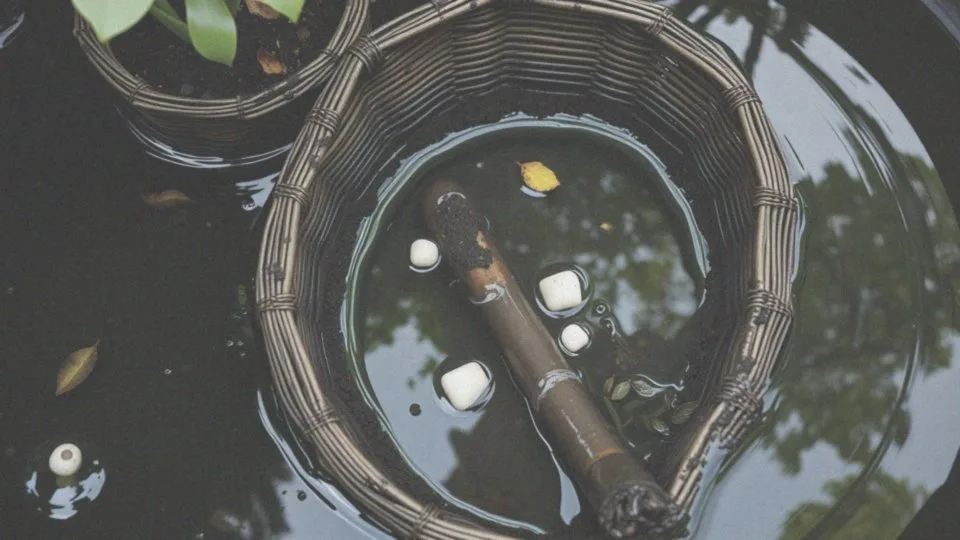 Co powinno być na dnie zbiornika przy sadzeniu lilii wodnych?