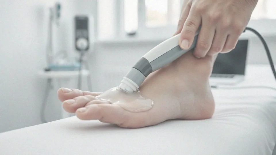 Jak przebiega zabieg ultradźwiękowy na ostrogę piętową?