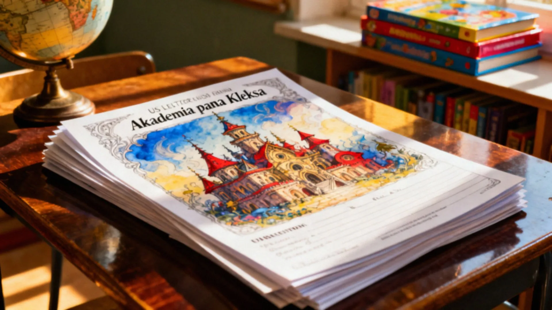 Akademia pana Kleksa — karty pracy PDF do pobrania i wykorzystania w nauce